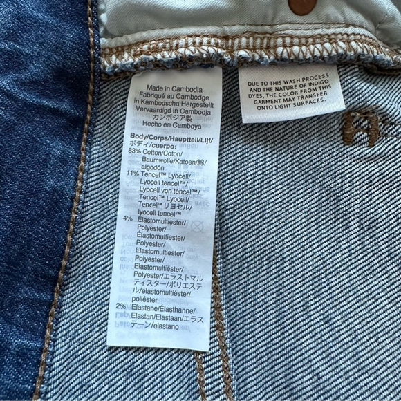 Madewell Curvy High Rise Skinny Jeans Wendover Wash - Size 27 - Picture 12 of 16